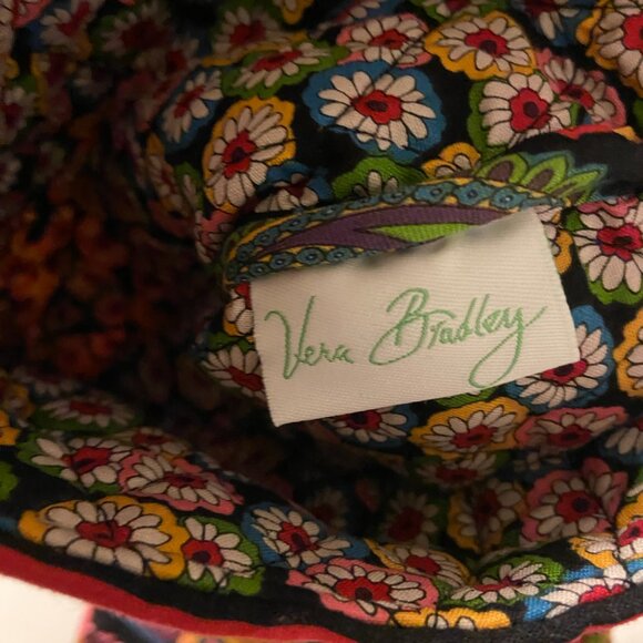 Vera Bradley Christmas Stocking – Retired Pattern – Quilted Paisley Black Multi - Picture 6 of 6